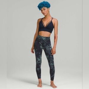 Lululemon Align High Rise Leggings, 25", Diamond Dye Blue Tidewater Teal Grey, 2